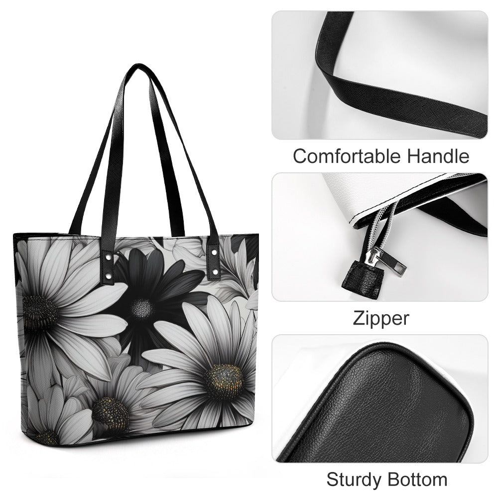 Leather handbag Inkedjoy