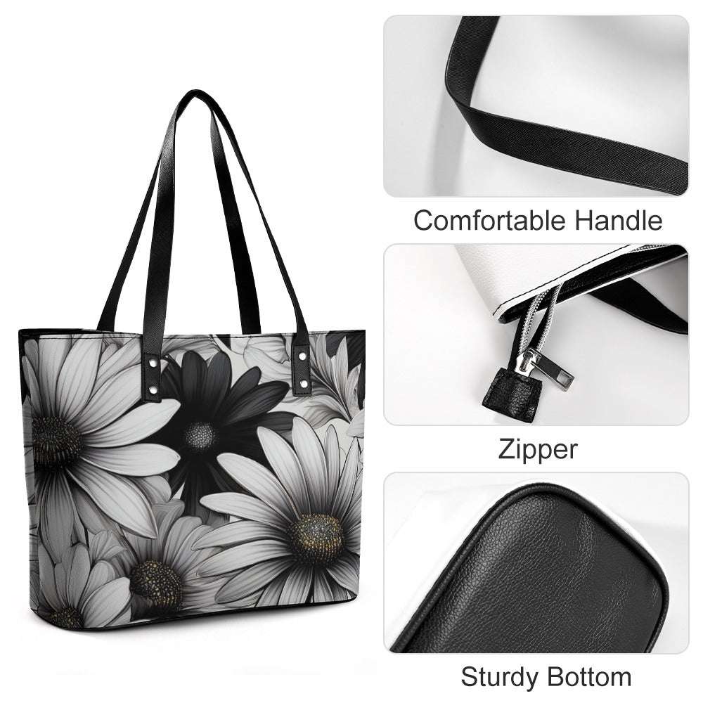 Leather handbag Inkedjoy