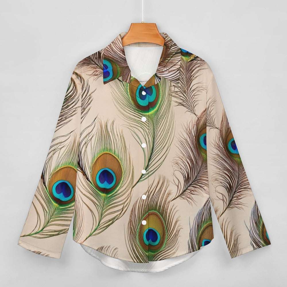 Cropped hem shirt Inkedjoy