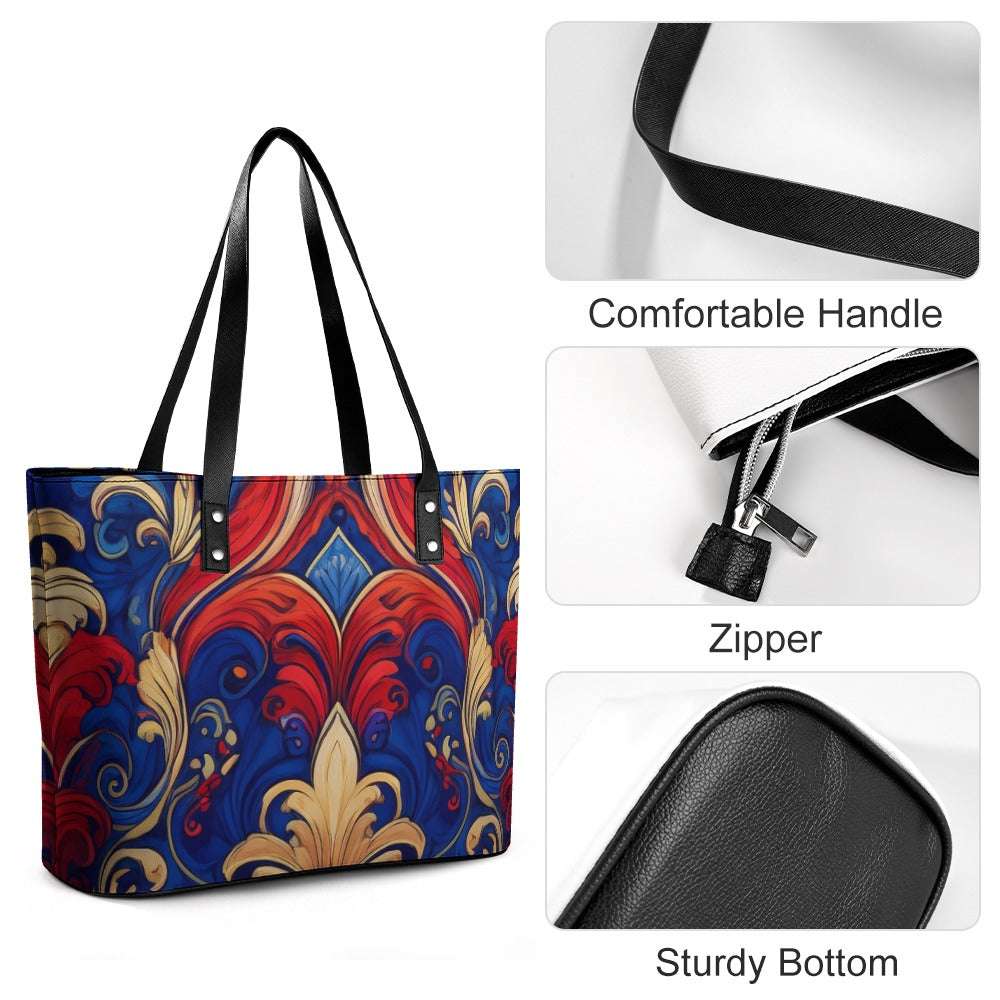 Leather handbag Inkedjoy