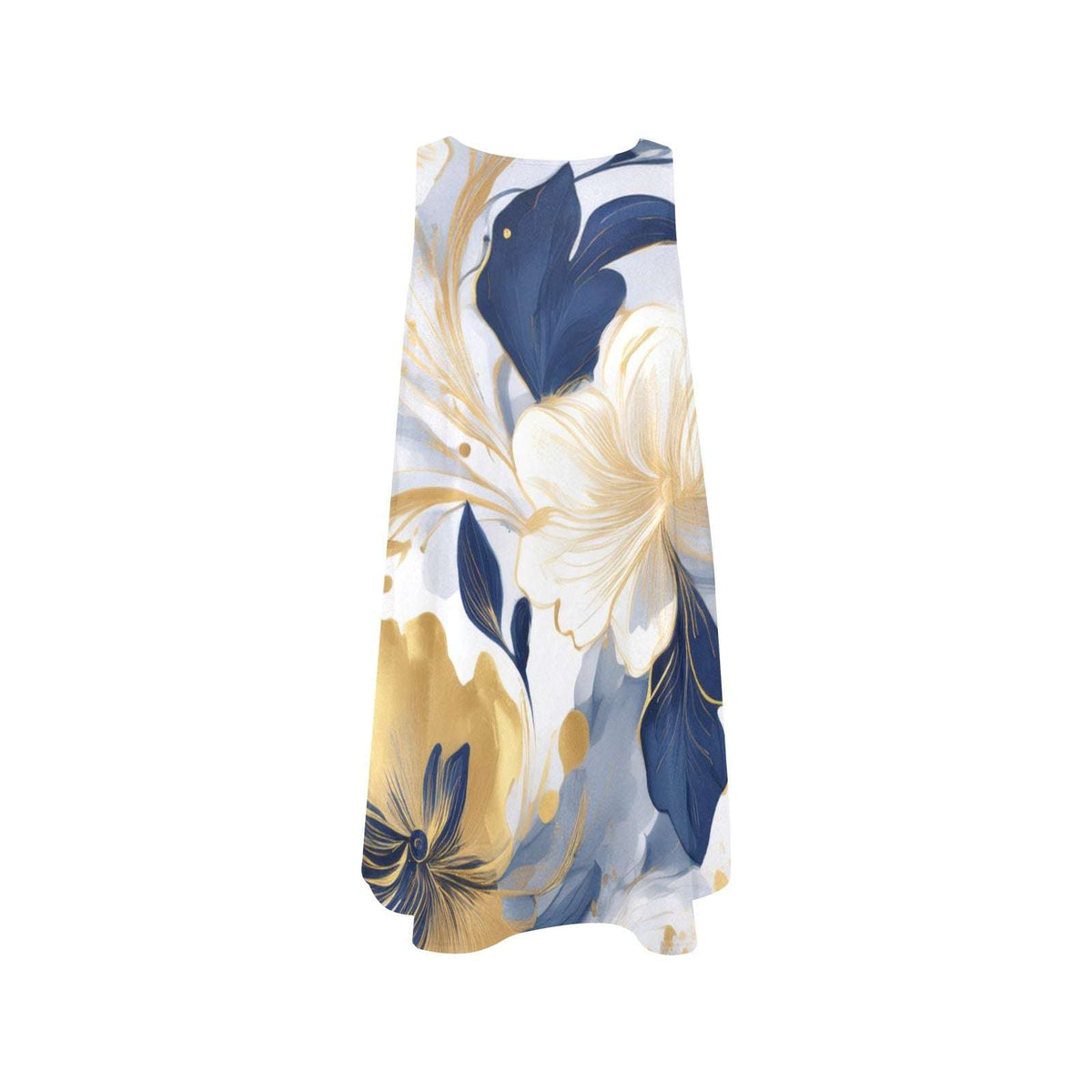 Sleeveless Pocket Dress Inkedjoy