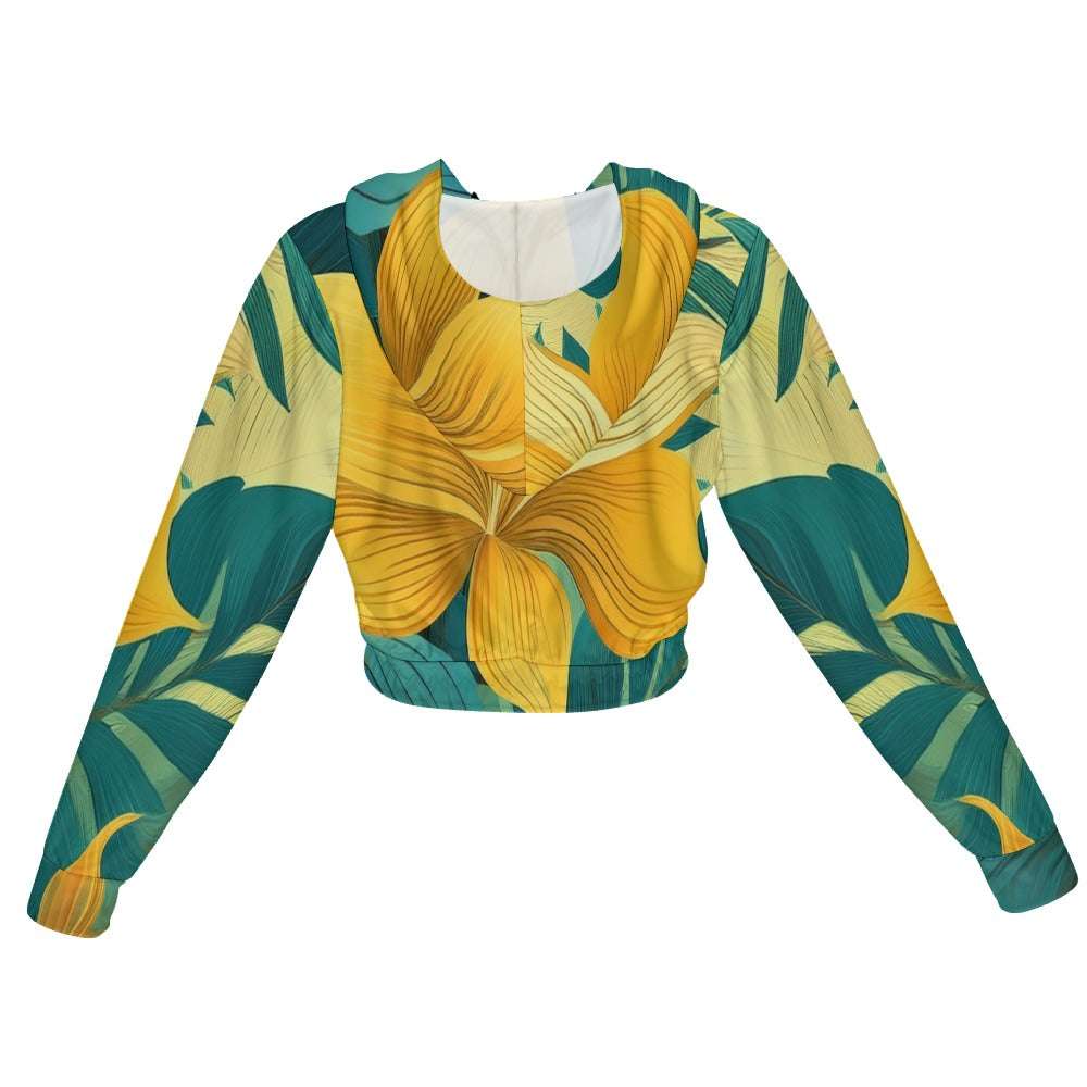 Chiffon Cropped Jacket Inkedjoy