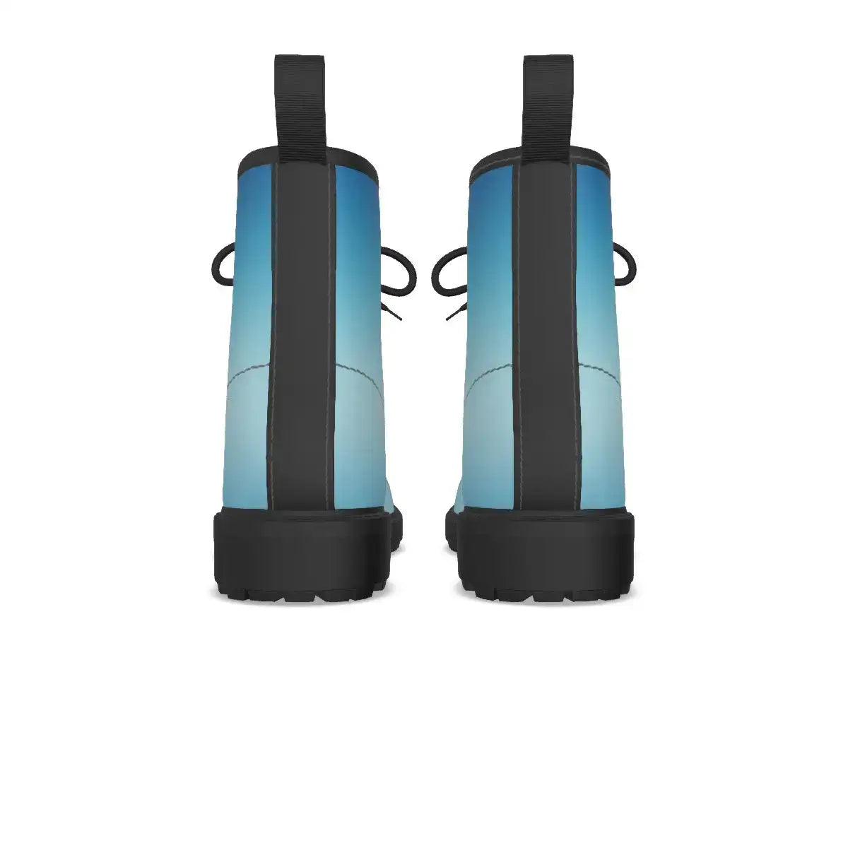 Ombre Blue Short Boots