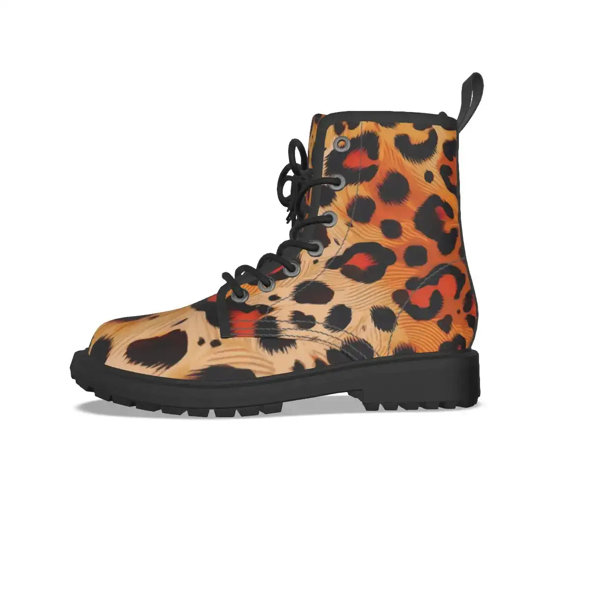 Leopard Print Short Boots