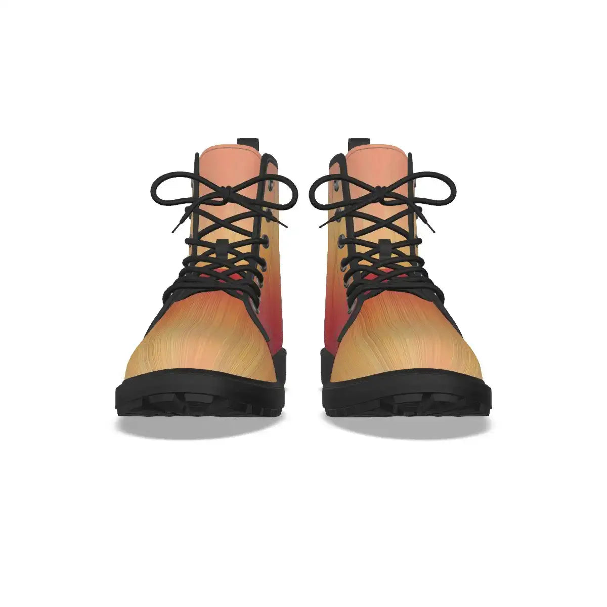 Orange-Red Gradient Short Boots