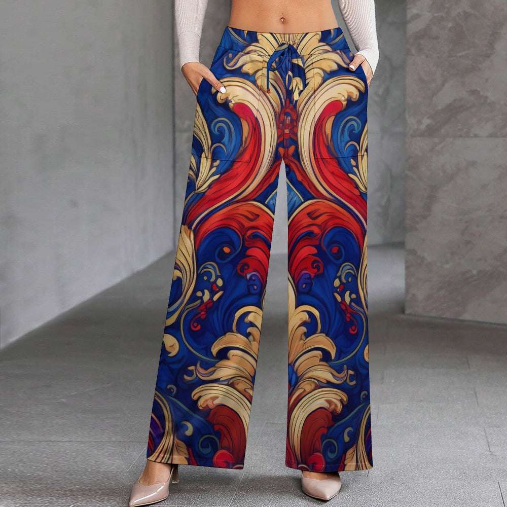 Wide-leg pants Inkedjoy