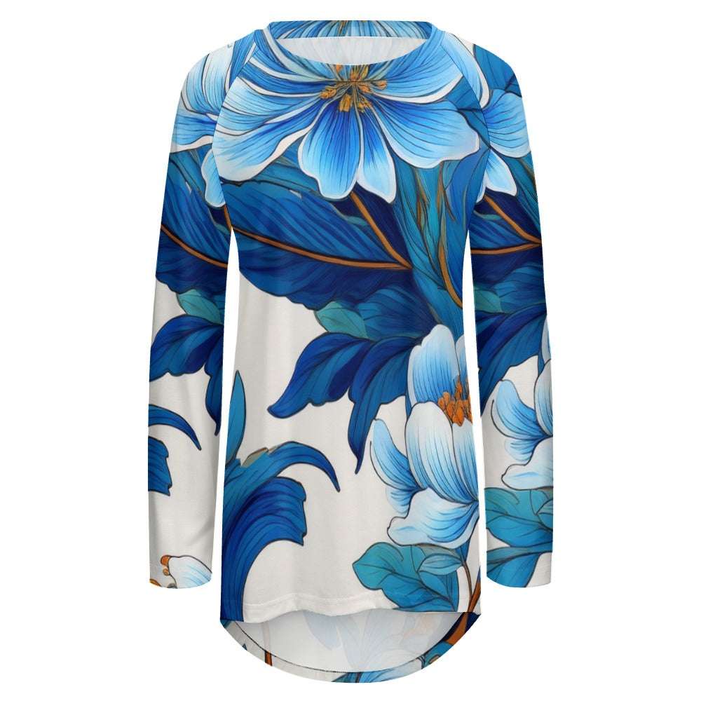 Crew Neck Long Sleeve T-Shirt Inkedjoy