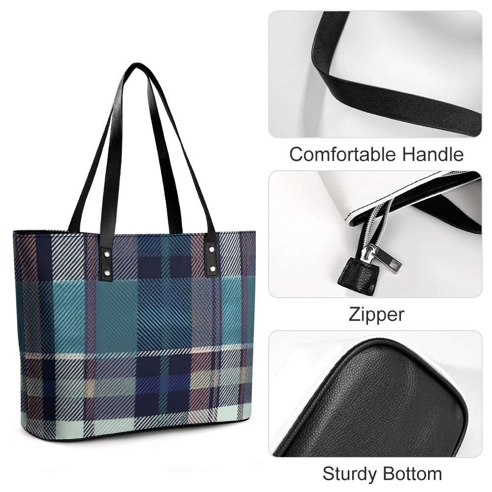 Leather handbag Inkedjoy