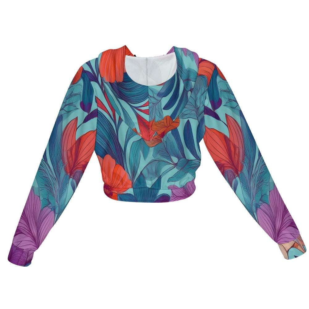 Chiffon Cropped Jacket Inkedjoy