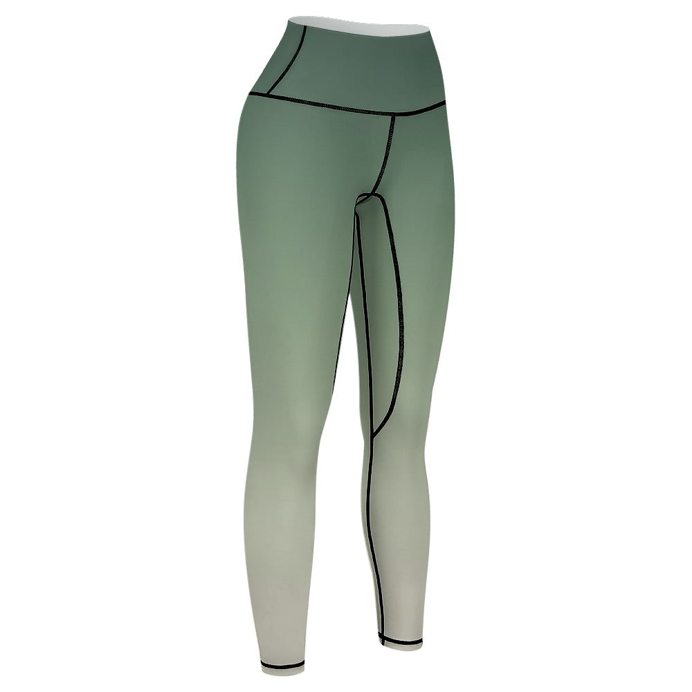 Green Sports Leggings