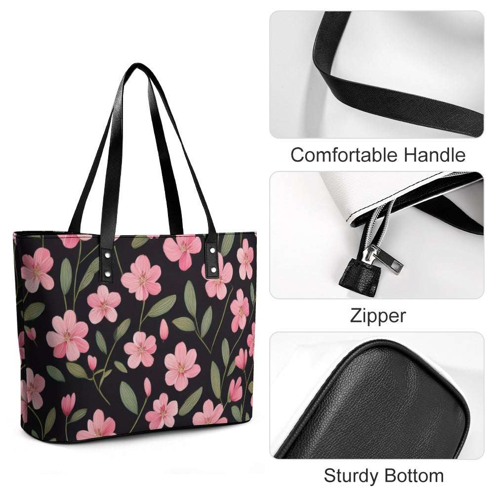 Leather handbag Inkedjoy