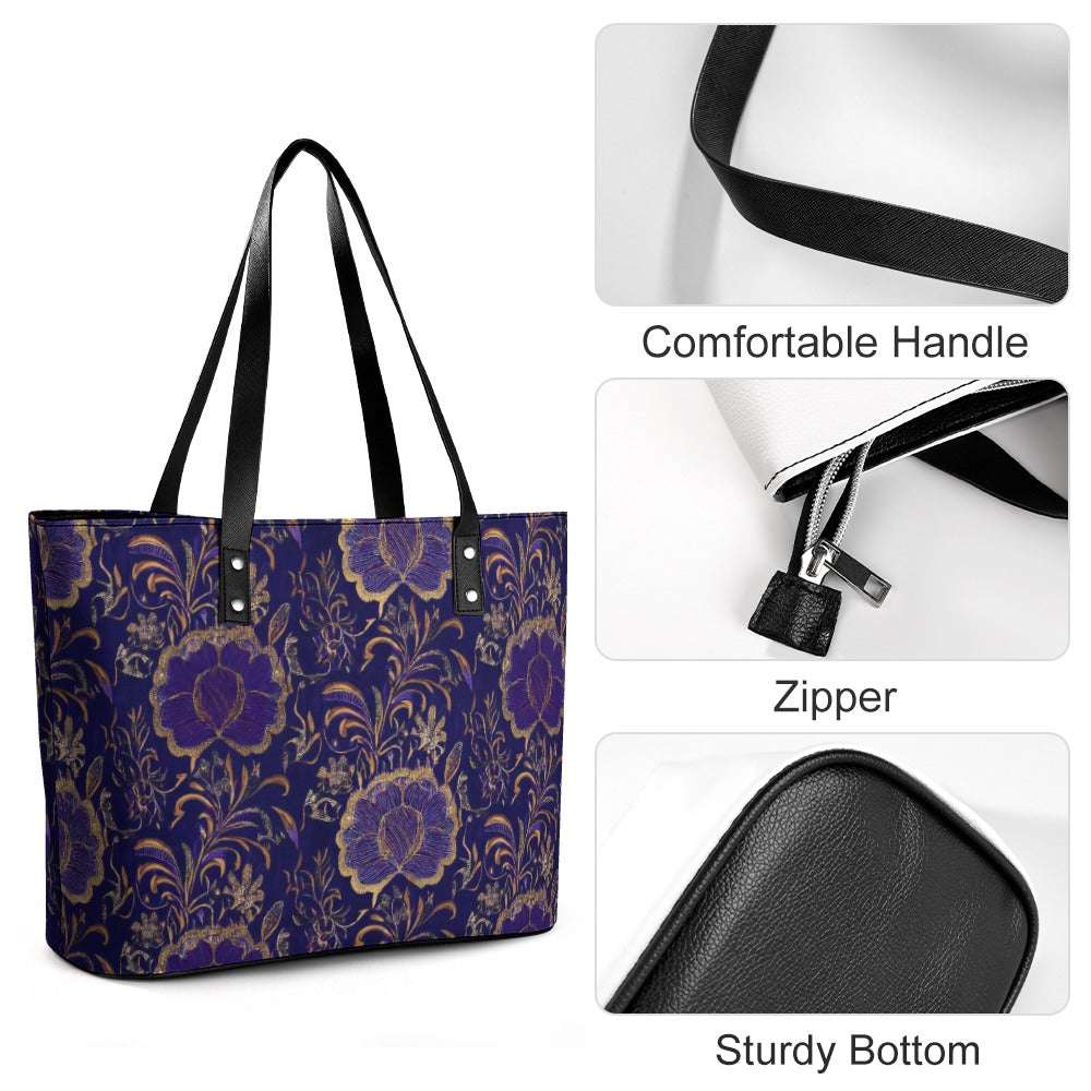 Leather handbag Inkedjoy