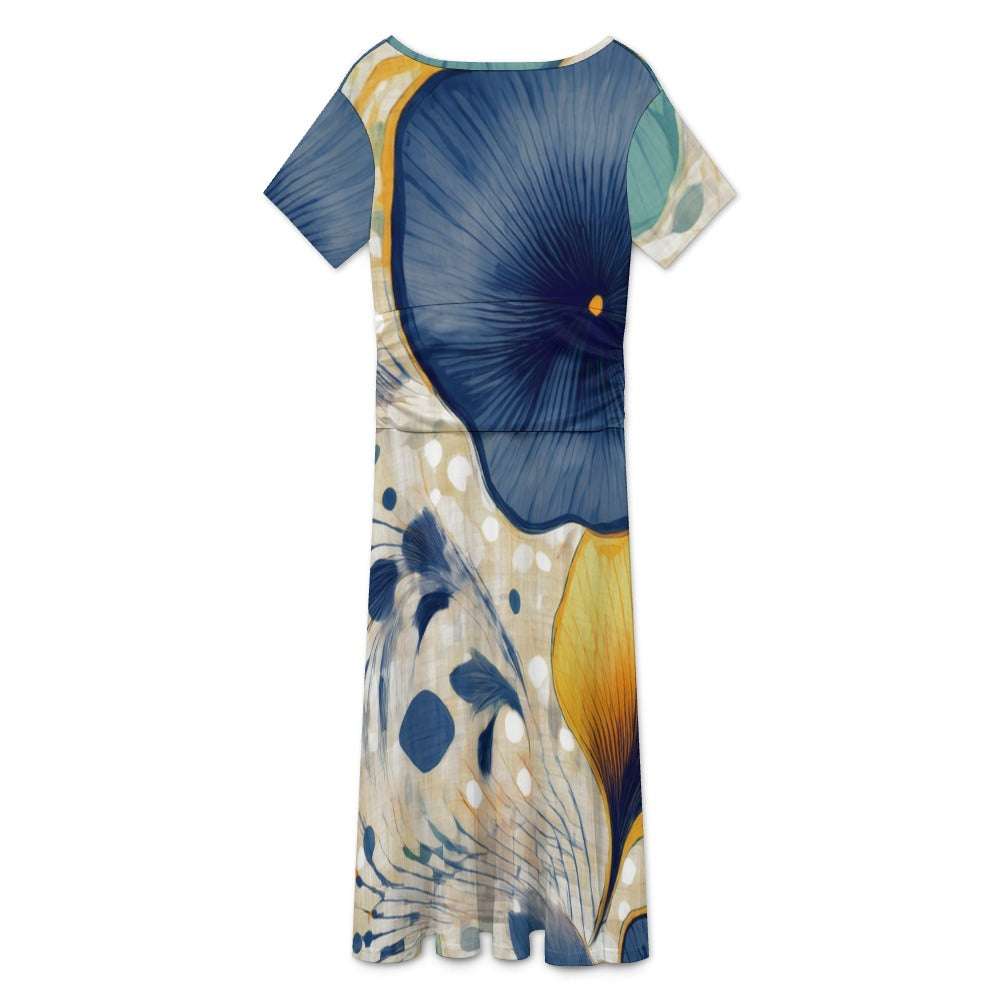 Short sleeved dress Inkedjoy