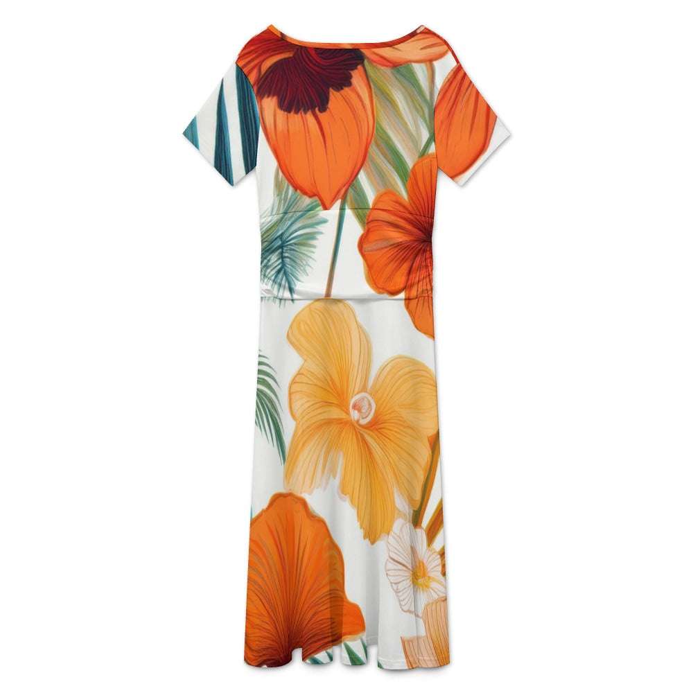 Short sleeved dress Inkedjoy