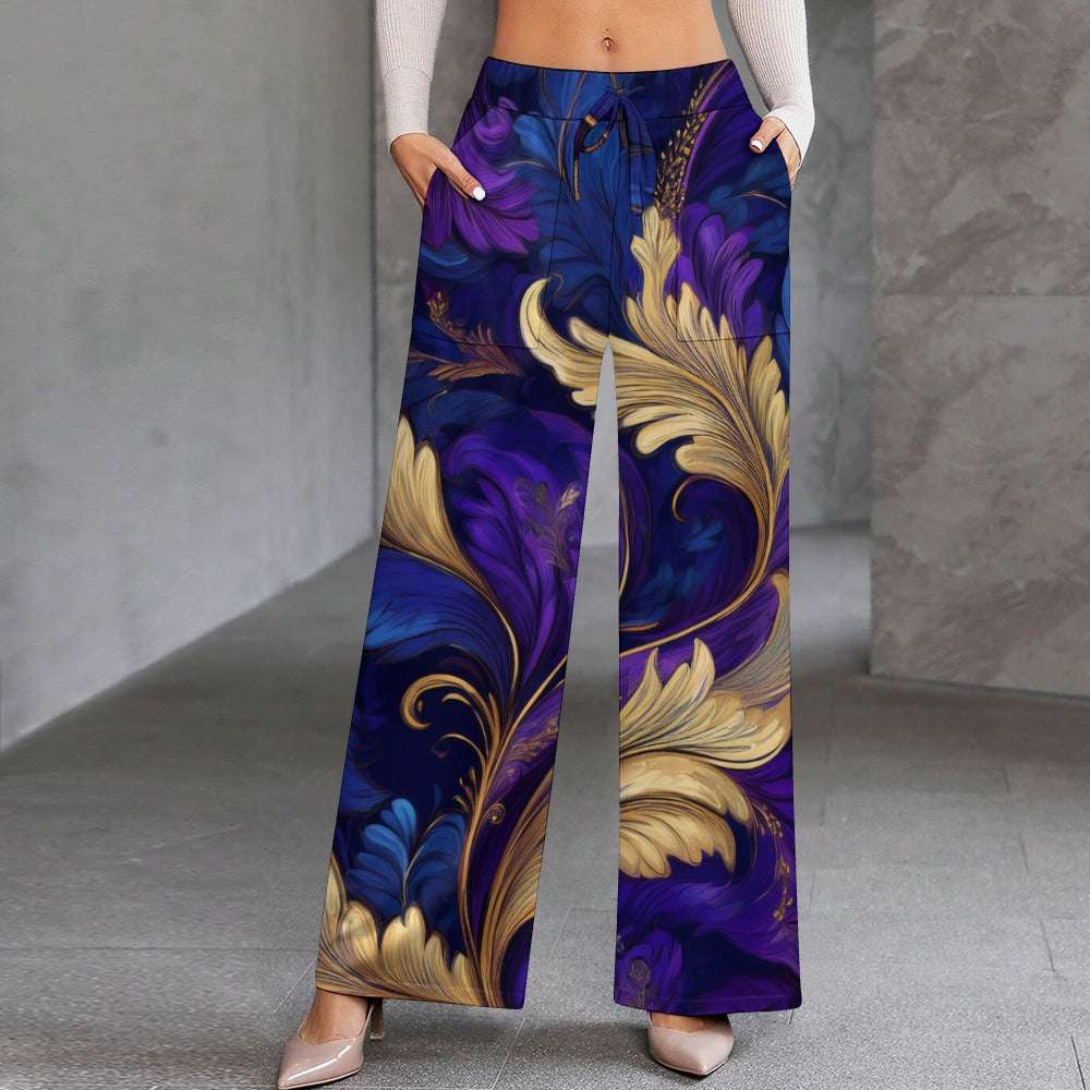 Wide-leg pants Inkedjoy