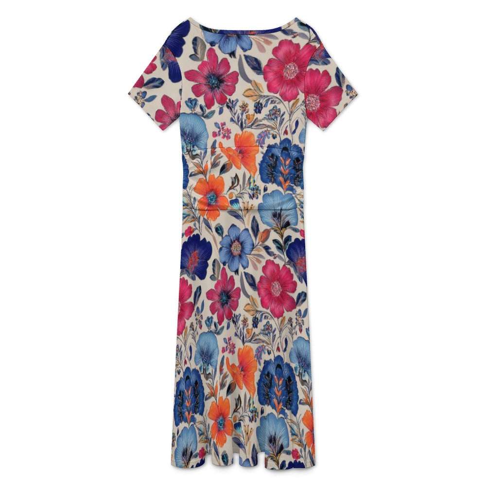 Short sleeved dress Inkedjoy