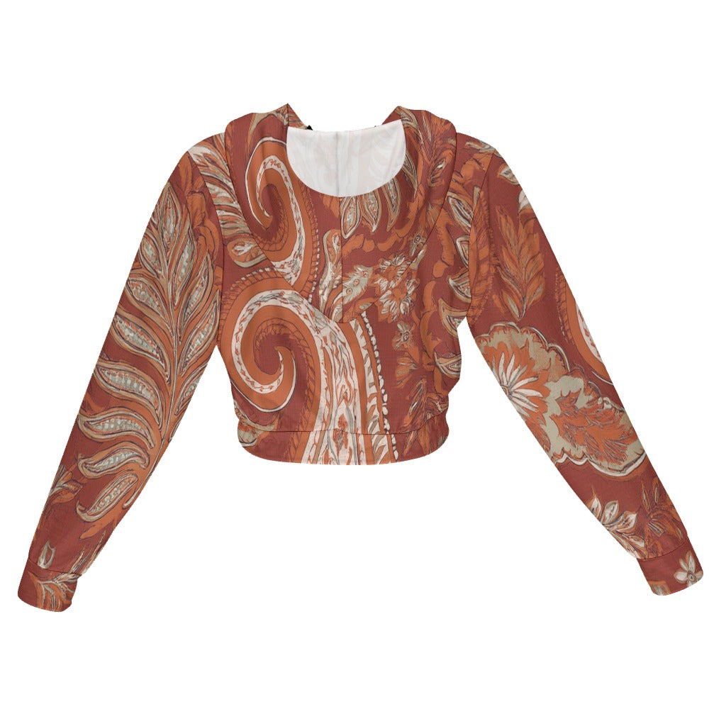 Chiffon Cropped Jacket Inkedjoy