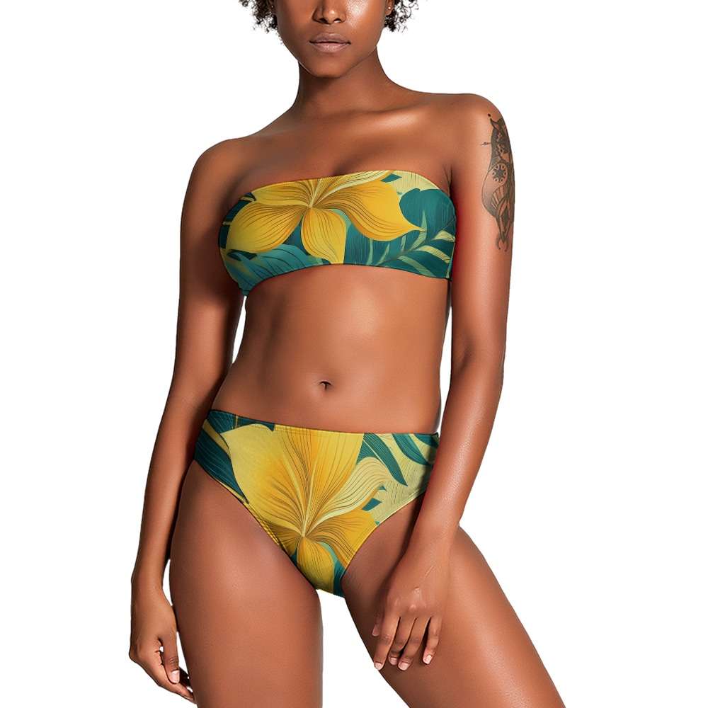 Two Piece Bikini Swimsuit Inkedjoy