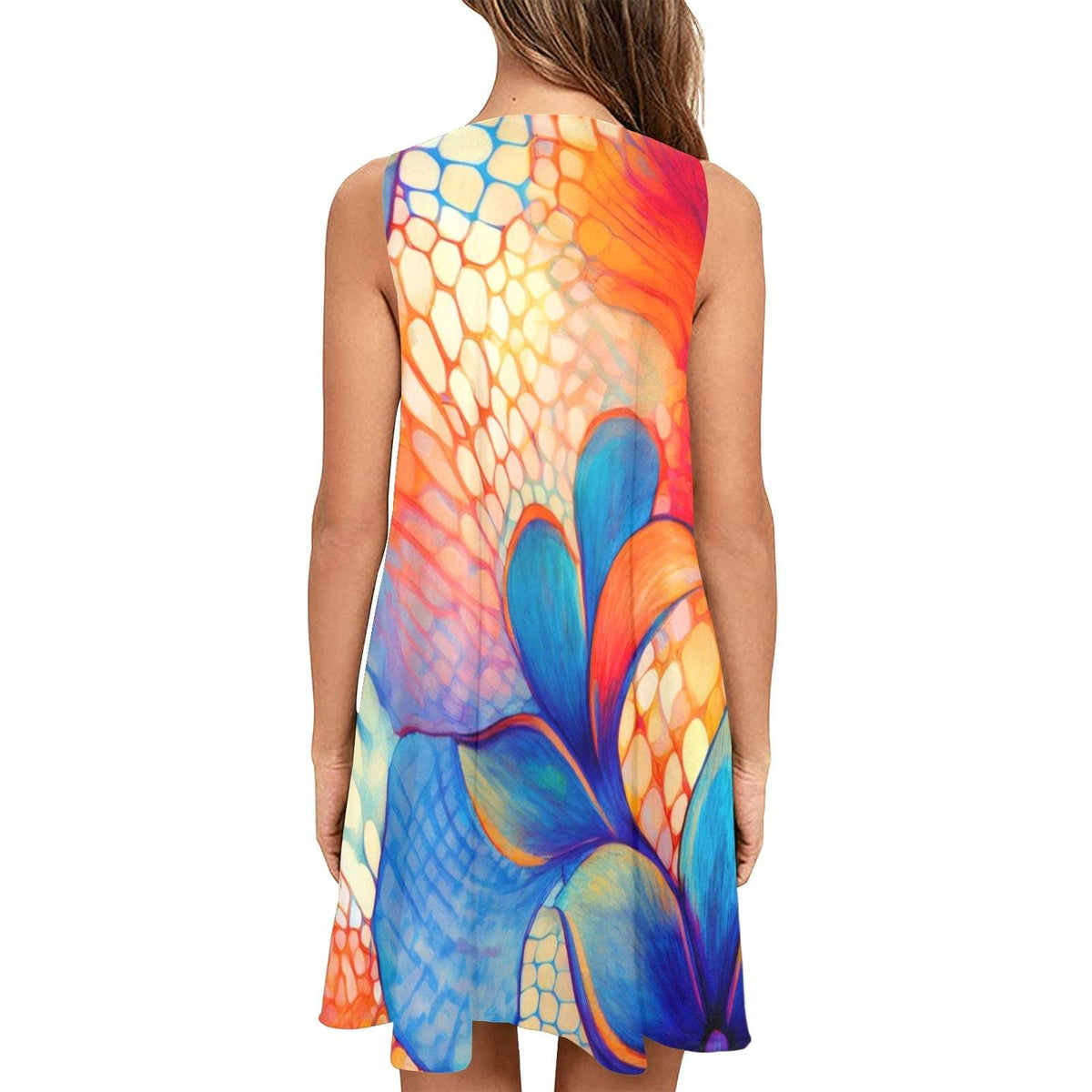 Sleeveless Pocket Dress Inkedjoy