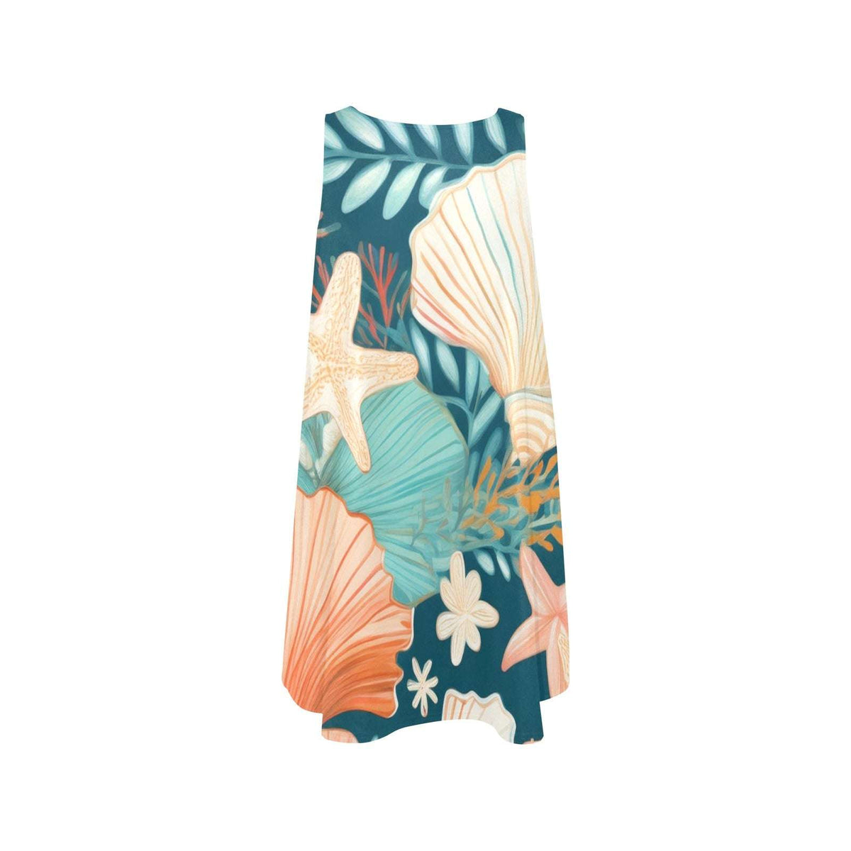 Sleeveless Pocket Dress Inkedjoy
