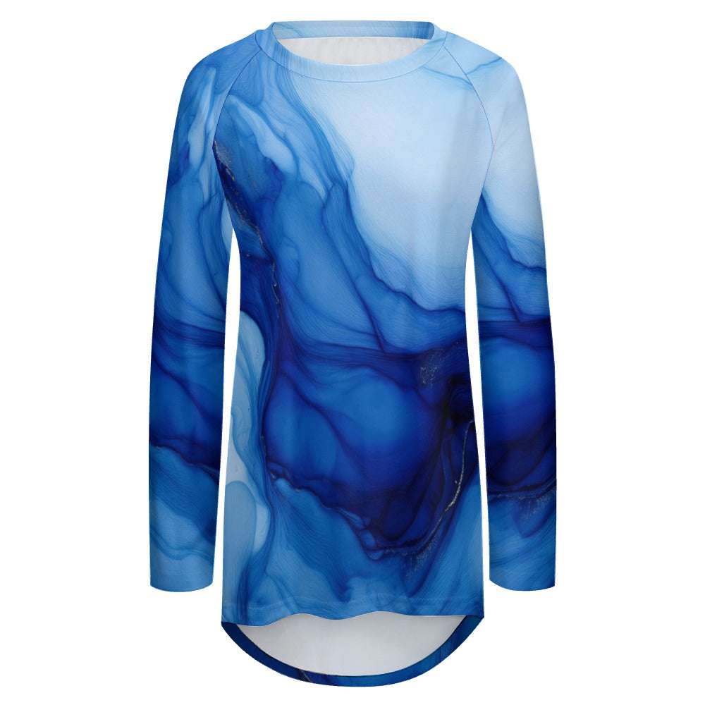 Crew Neck Long Sleeve T-Shirt Inkedjoy