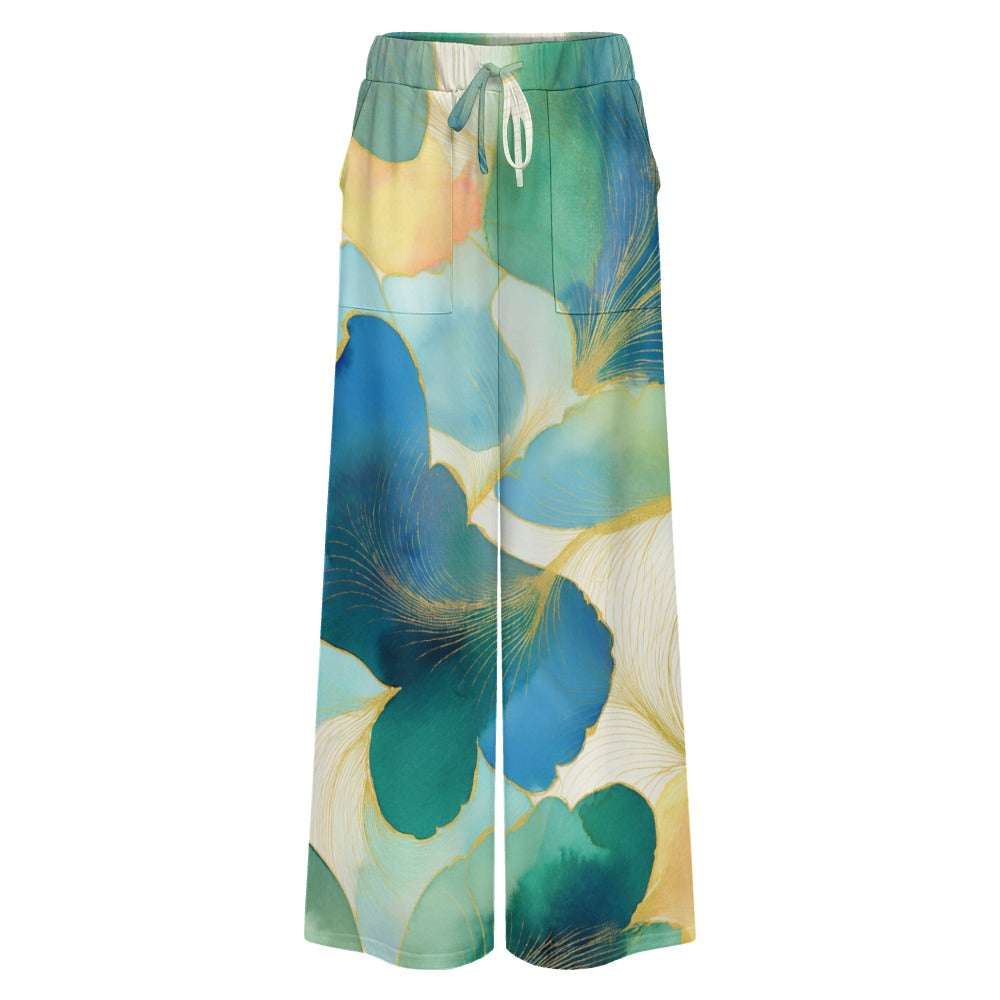 Wide-leg pants Inkedjoy