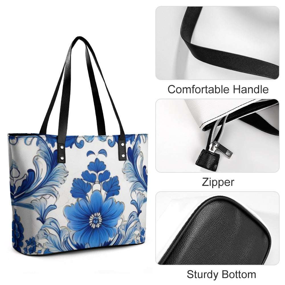 Leather handbag Inkedjoy