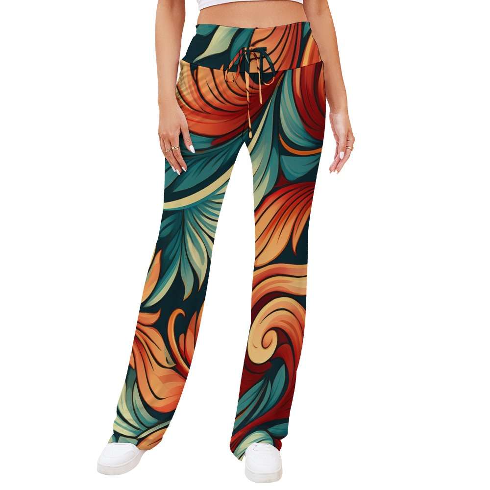 Straight Lace-Up Pants Inkedjoy
