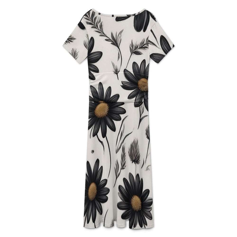 Short sleeved dress Inkedjoy