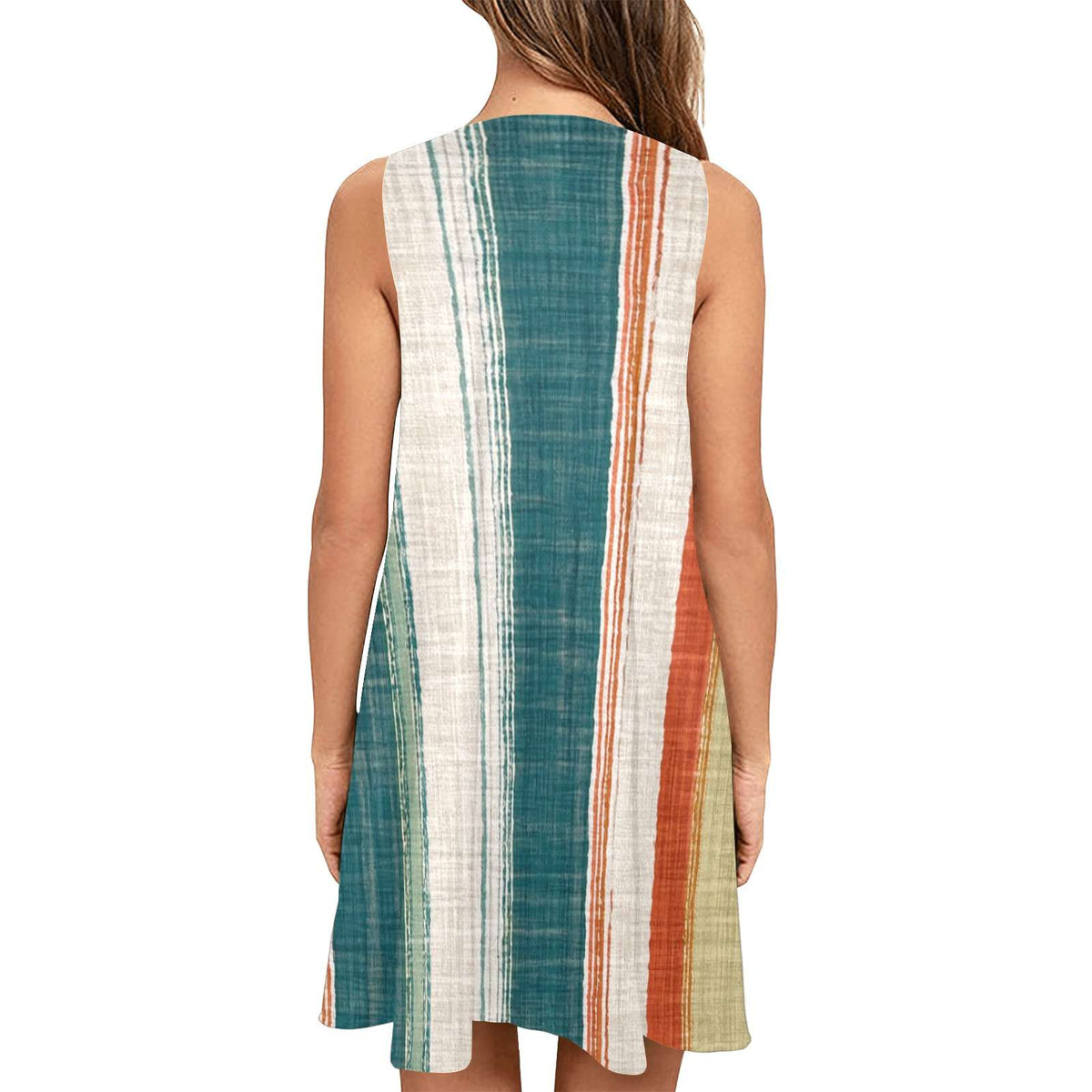 Sleeveless Pocket Dress Inkedjoy