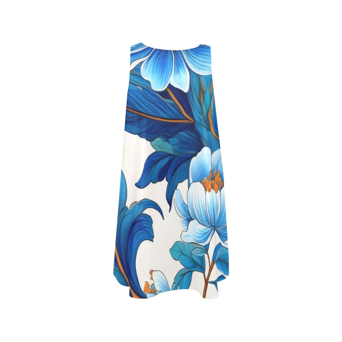Sleeveless Pocket Dress Inkedjoy