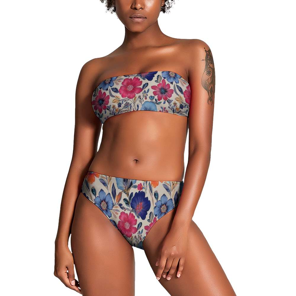 Two Piece Bikini Swimsuit Inkedjoy