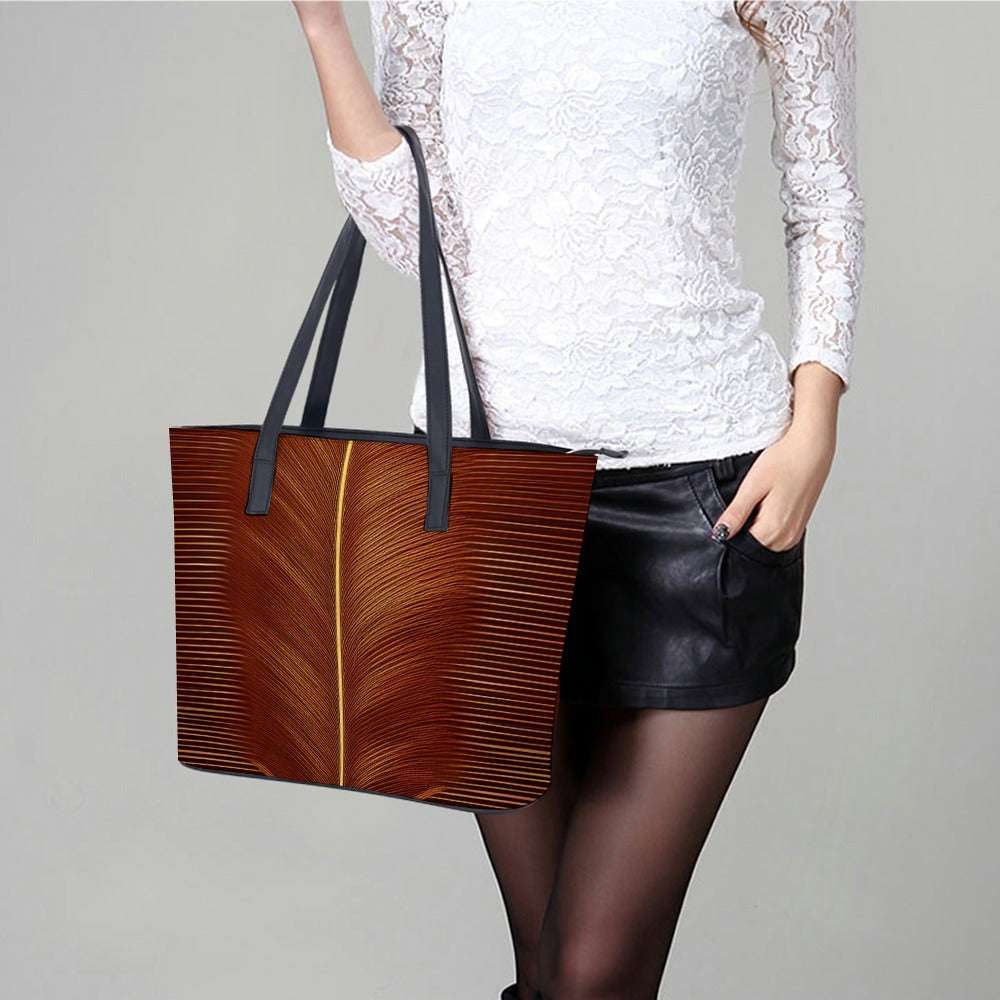 Leather handbag Inkedjoy