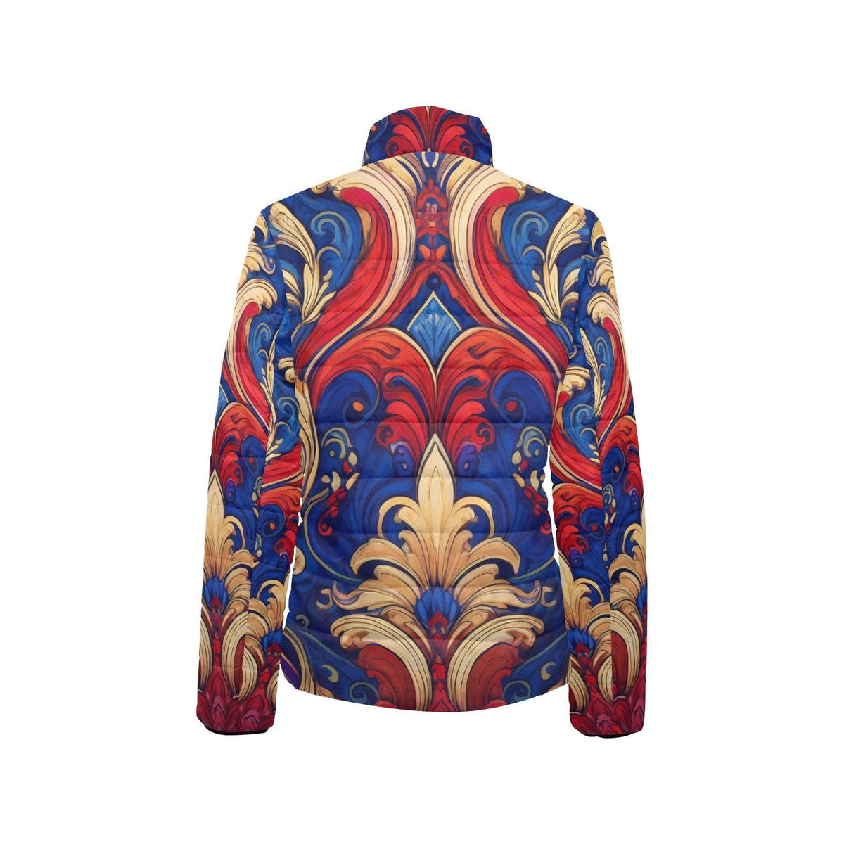 Stand collar padded jacket Inkedjoy