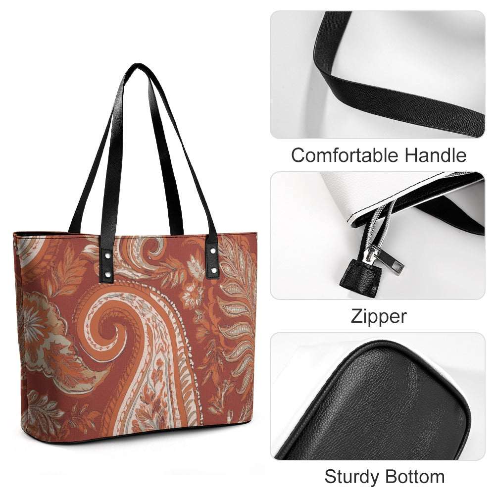 Leather handbag Inkedjoy