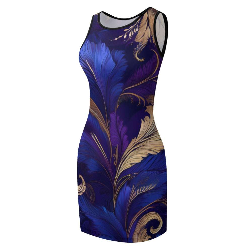 Slim Fit Sleeveless Dress Inkedjoy