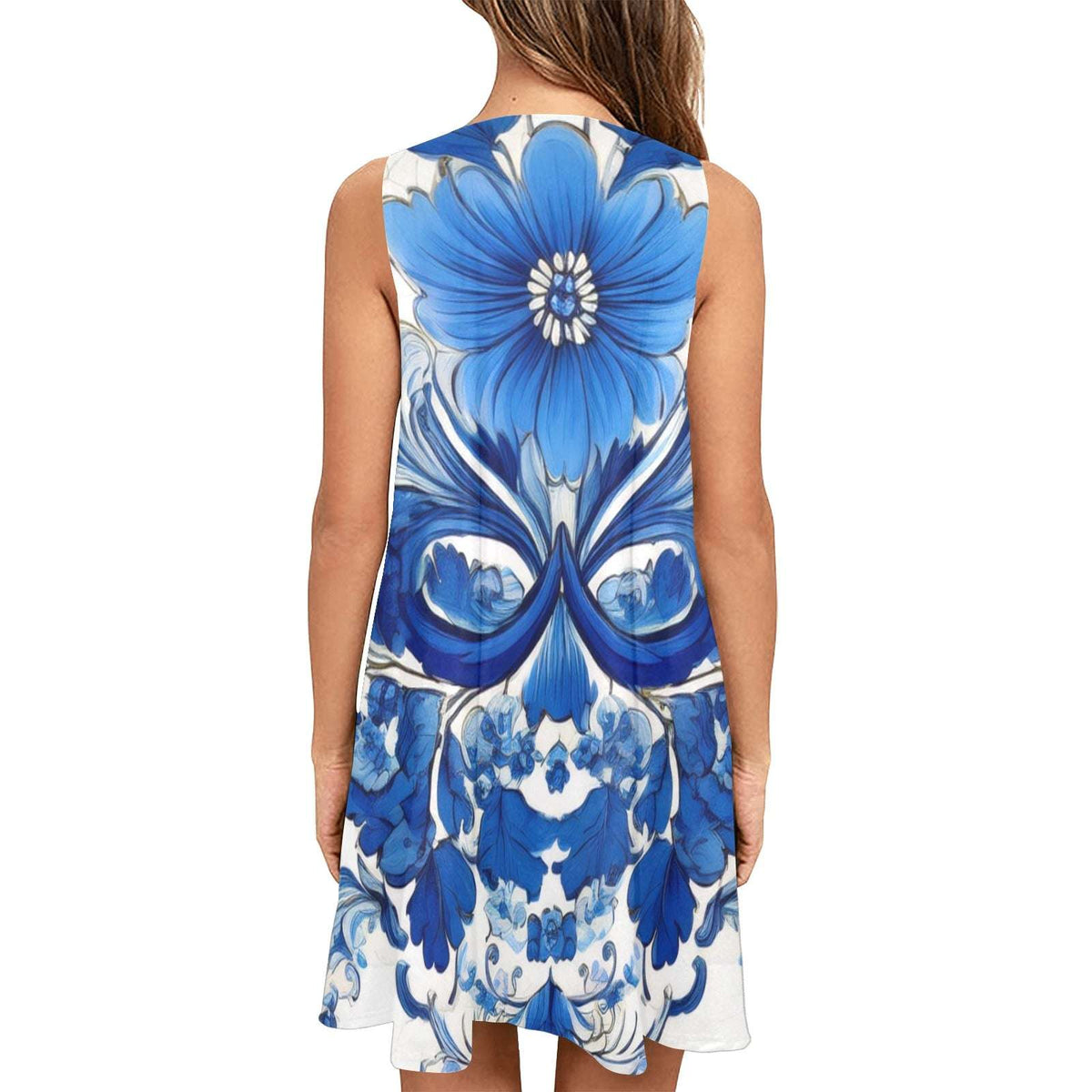 Sleeveless Pocket Dress Inkedjoy