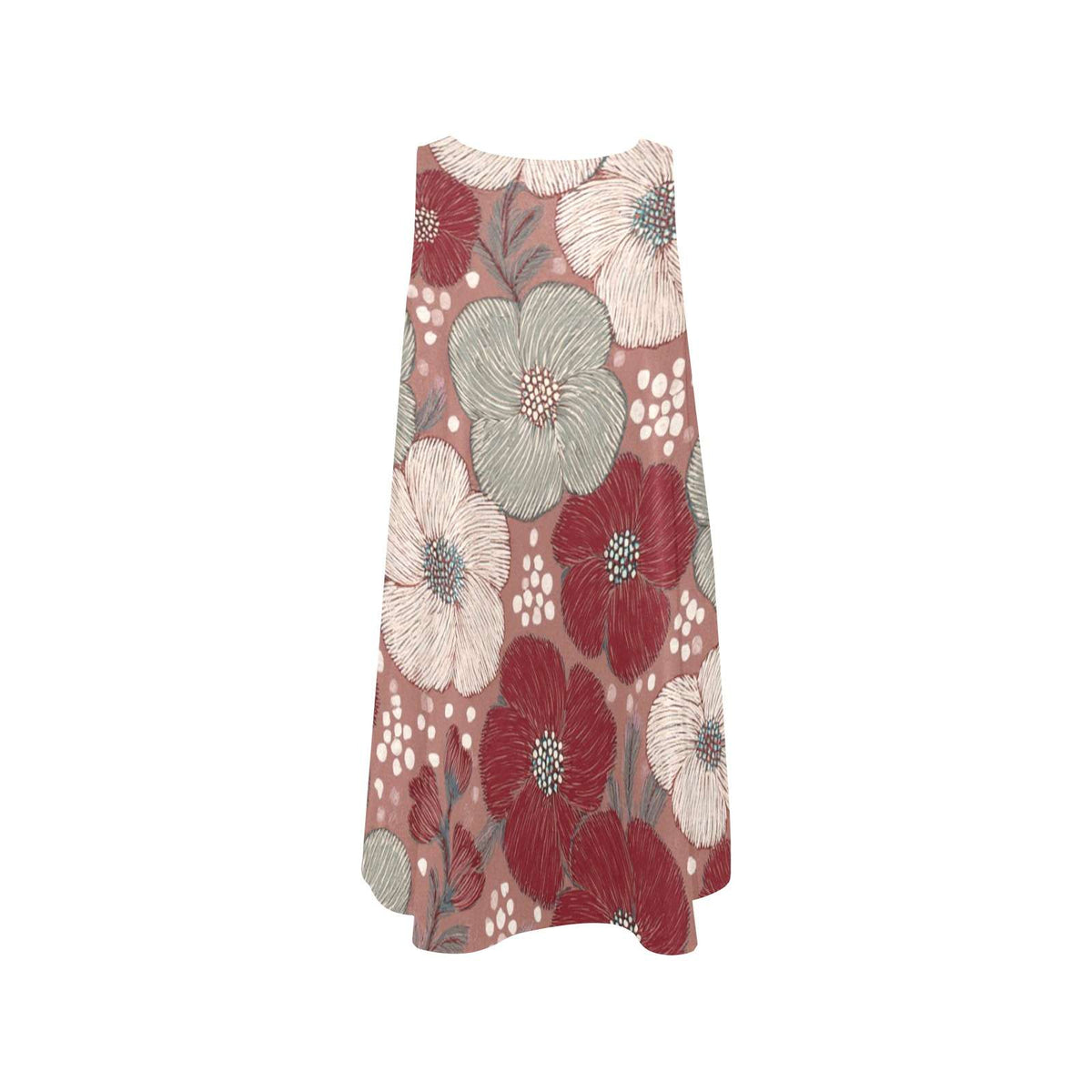 Sleeveless Pocket Dress Inkedjoy