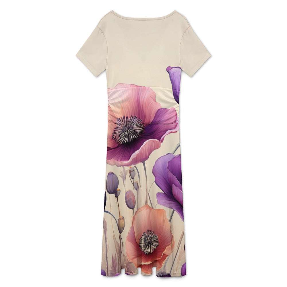 Short sleeved dress Inkedjoy