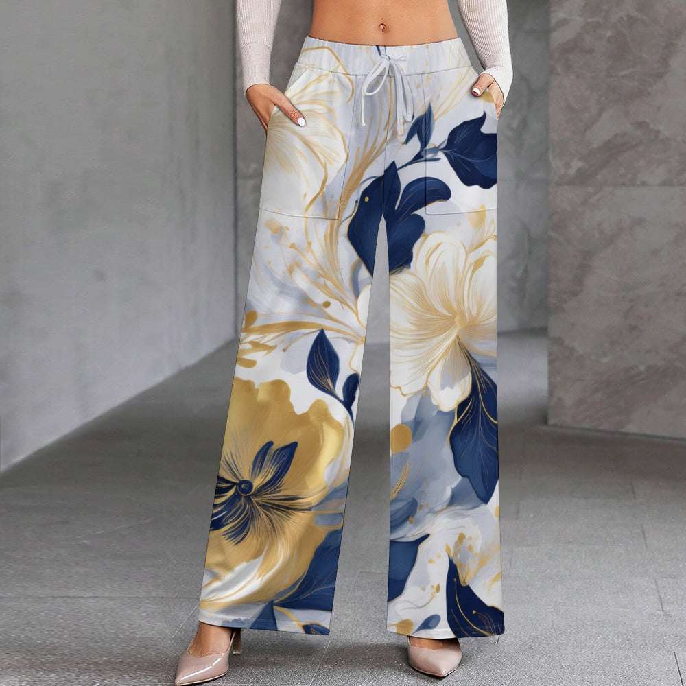 Wide-leg pants Inkedjoy