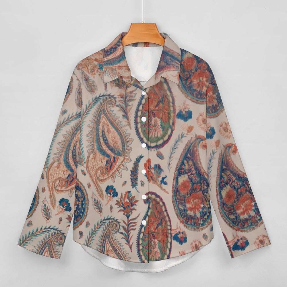 Cropped hem shirt Inkedjoy