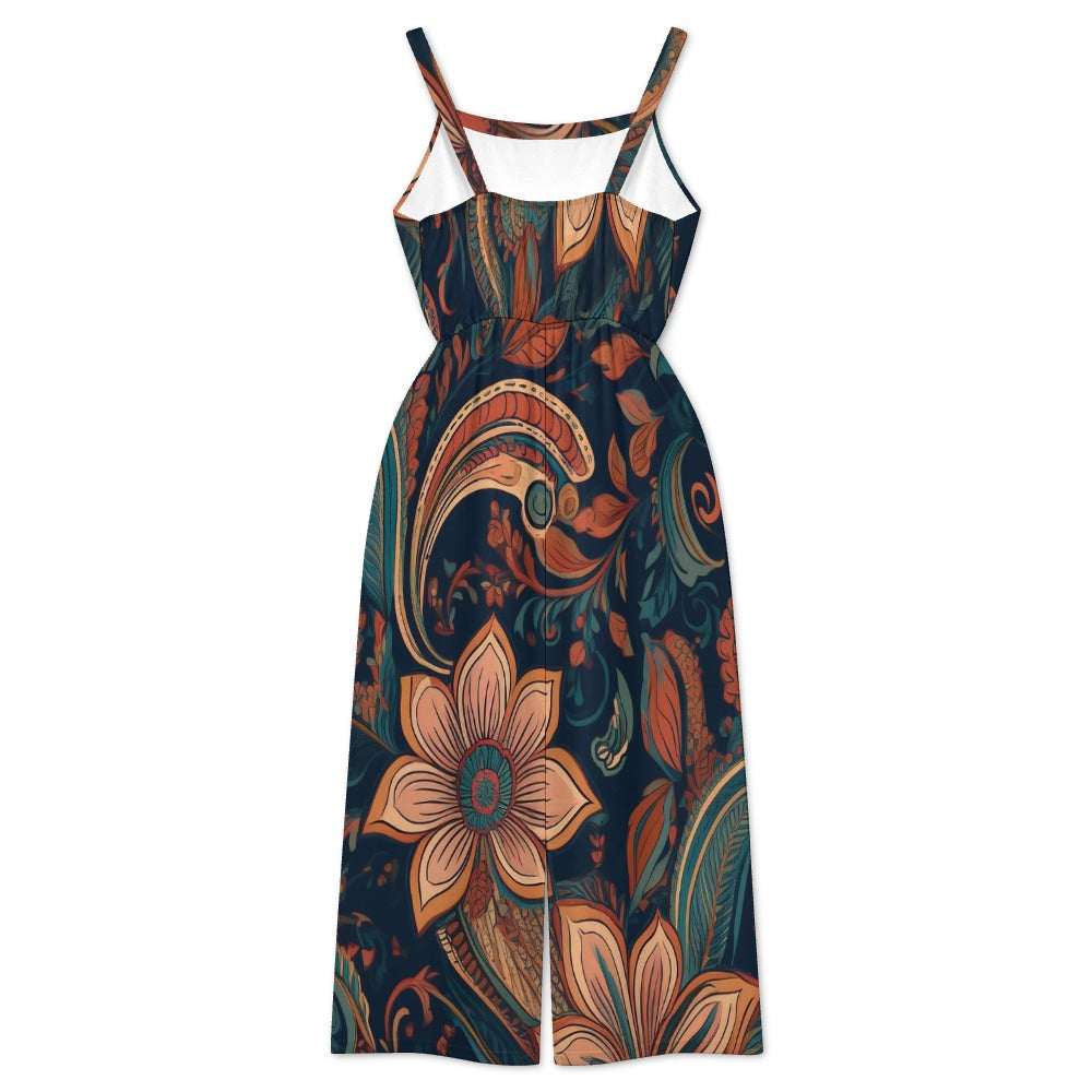 Strapped jumpsuit