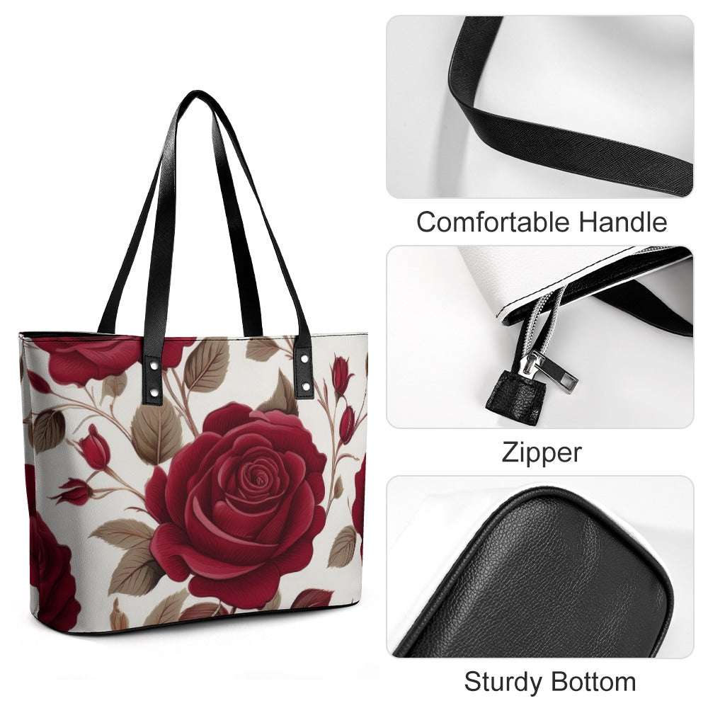 Leather handbag Inkedjoy