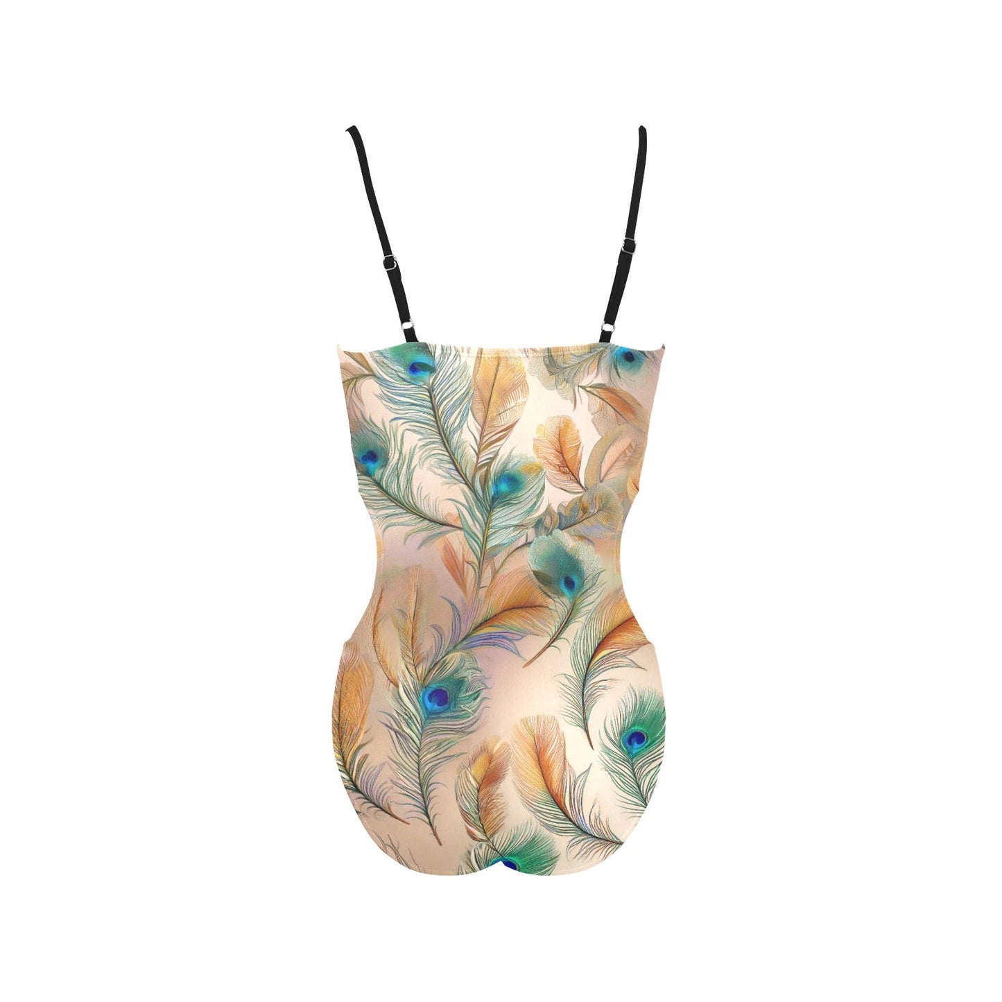 Strapped Cut Out Sides Swimsuit Inkedjoy
