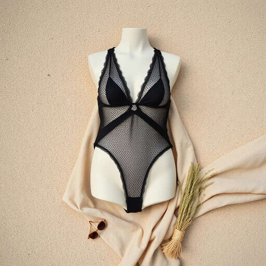 Luxurious Mesh One-Piece Swimsuit: Fit and Styling Tips London Look