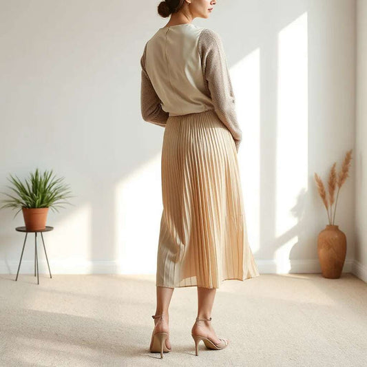 Satin Back Pleated Dress: Styling Tips for Every Day London Look