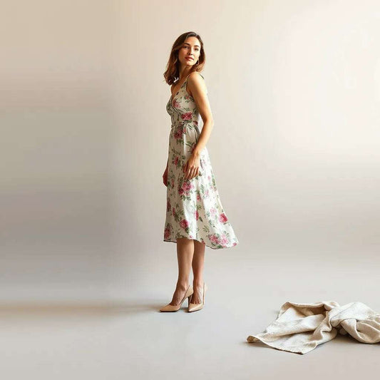 Slim Fit Floral Dress Guide to Flattering Styling London Look