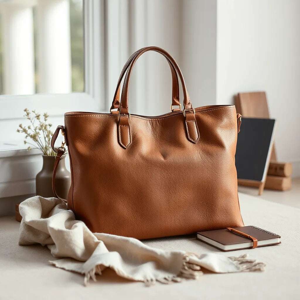 Genuine Leather Tote Bag: Buying Checklist and Care London Look