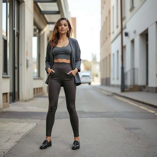 How to Style High-Waisted Leggings for Any Occasion London Look