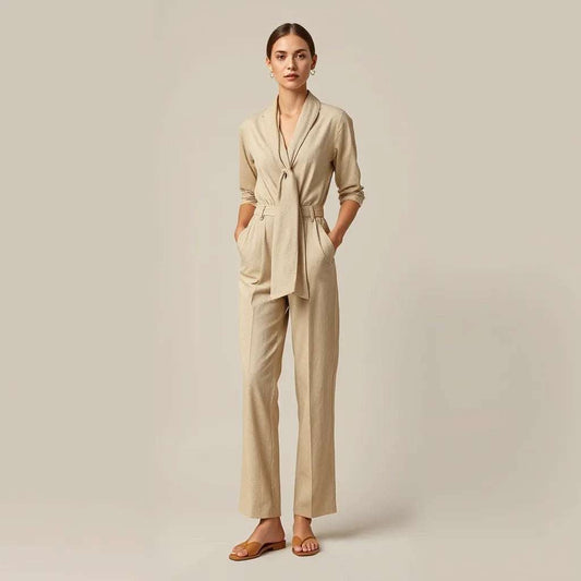 Neck Tie Jumpsuit Styling Tips for Every Occasion London Look